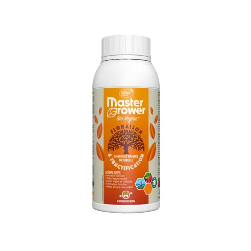 Master Grower Organic Vegan - Flowering - 500ml and 1L - Hydropassion