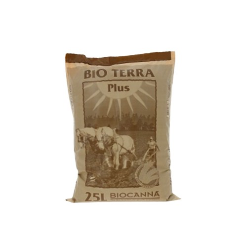 Sac de terreau Bio Terra Plus en 25L - Canna