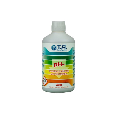 pH Down additive in 500 ml and 1L - Terra Aquatica