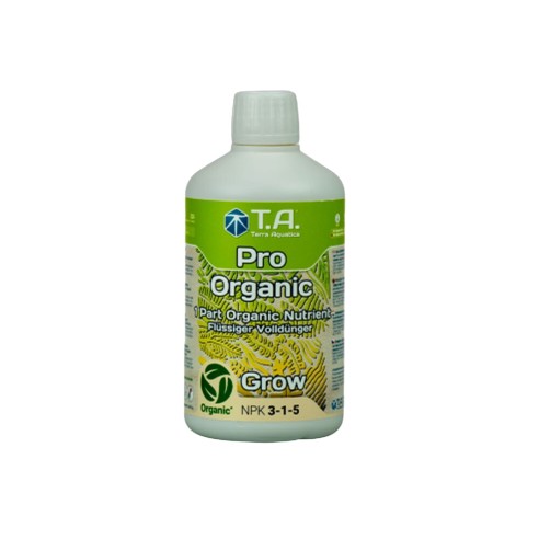 Pro Organic Grow Fertilizer 500 ml to 5L - Terra Aquatica
