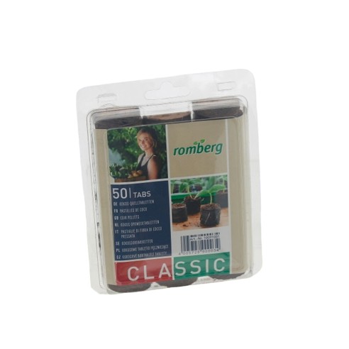 Pack of 50 coconut pastilles diam 3.6cm - Romberg