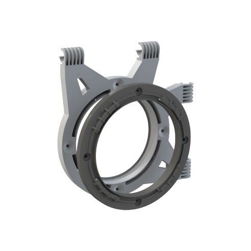 Ducting Flange DF16 support for 16 mm tubes - Secret Jardin