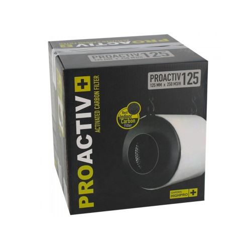 PROACTIV charcoal filter 125mm - 250m3/h - GARDEN HIGHPRO