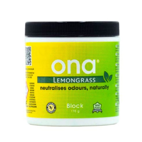 ONA - Bloc éliminateur d'odeurs  Lemongrass - 170g