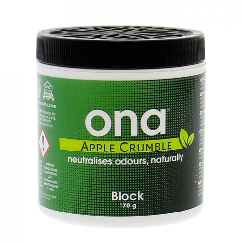 ONA - Bloc éliminateur d'odeurs Apple Crumble - 170g