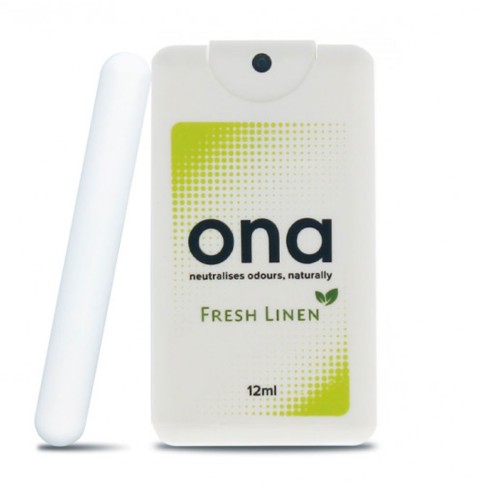 ONA - Éliminateur d'odeurs Card Sprayer Fresh Linen - 12ml