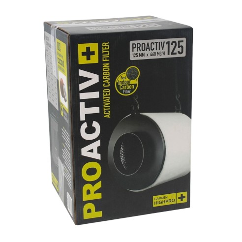 PROACTIV charcoal filter 125mm - 460m3/h - GARDEN HIGHPRO