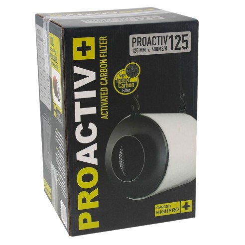 PROACTIV charcoal filter 125mm - 600m3/h - GARDEN HIGHPRO