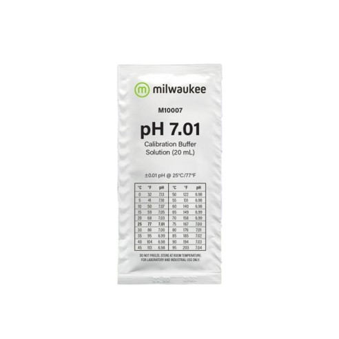 Etalonnage pH 7.01 - Sachet 20ml - Milwaukee