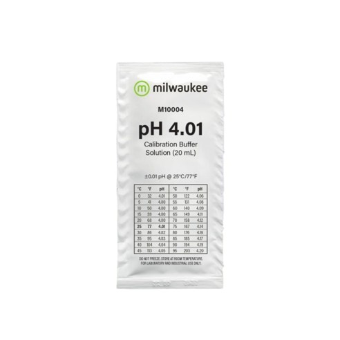 Etalonnage pH 4.01 - Sachet 20ml - Milwaukee